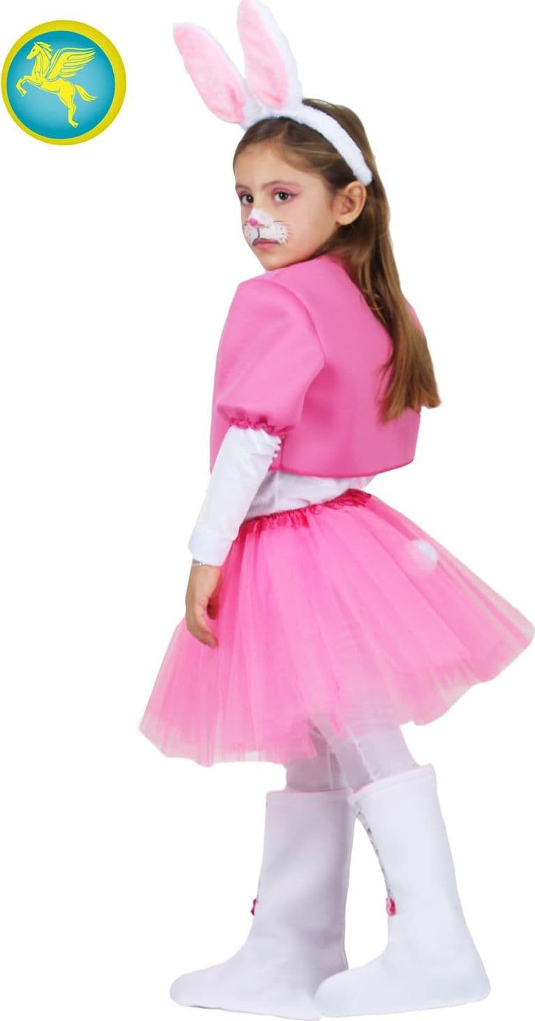 COSTUME CARNEVALE CONIGLIETTA BAMBINA DA 3 A 6 ANNI - PEGASUS COD. 0758-A - 2