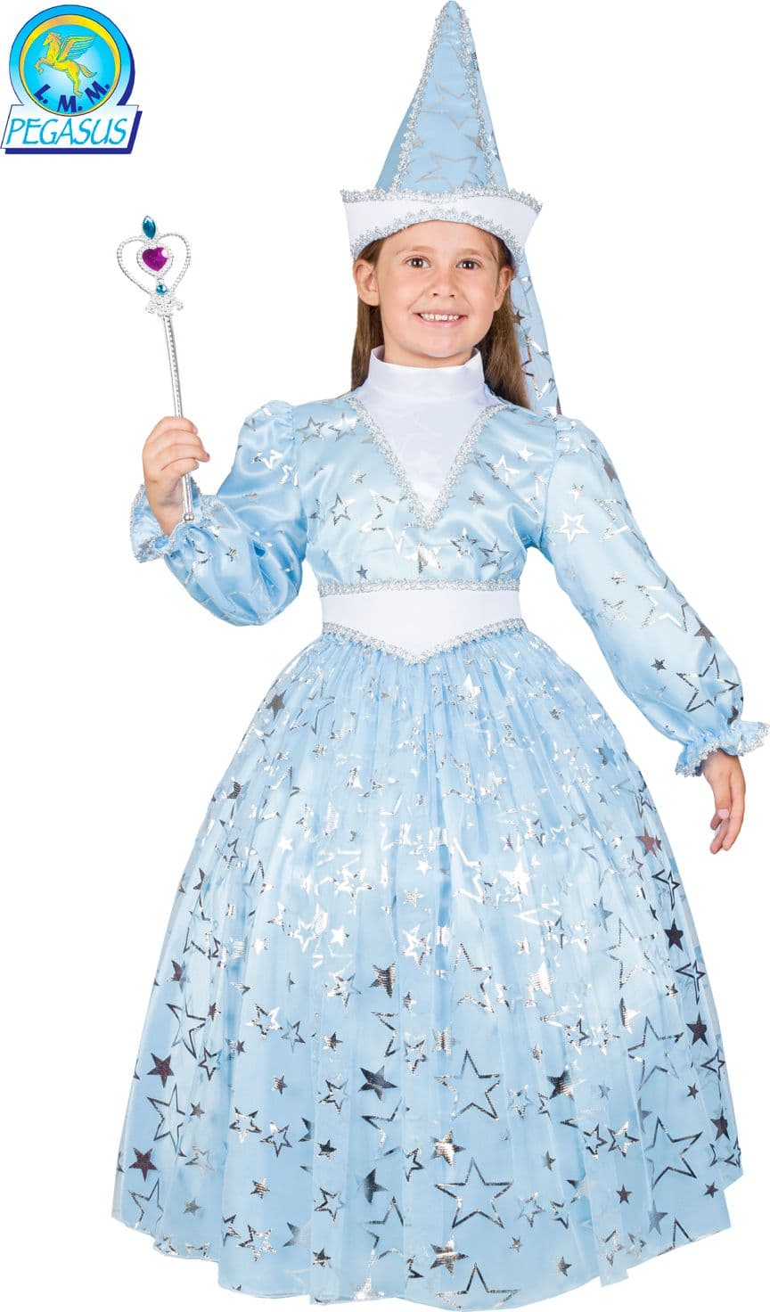 COSTUME CARNEVALE FATA TURCHINA BAMBINA DA 3 A 6 ANNI - PEGASUS COD. 0315 - 3