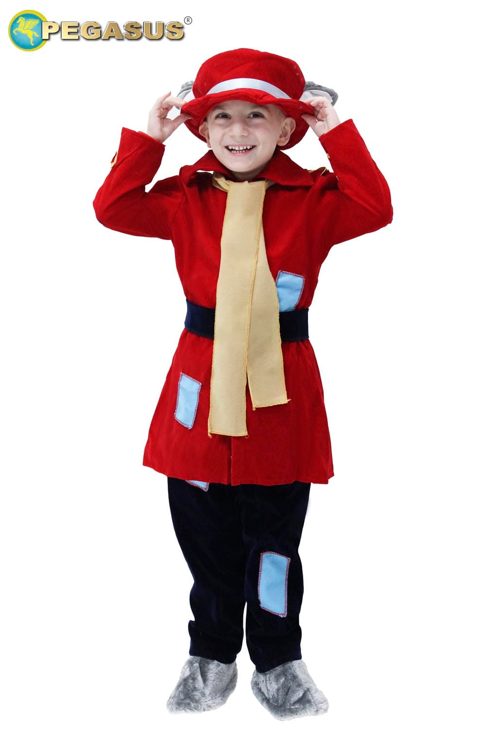COSTUME CARNEVALE GATTO DI PINOCCHIO BAMBINO DA 3 A 5 ANNI - PEGASUS COD. 0659 - 3