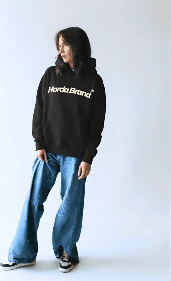 Felpa Oversize con cappuccio Boxy Fit 380g Premium - 9