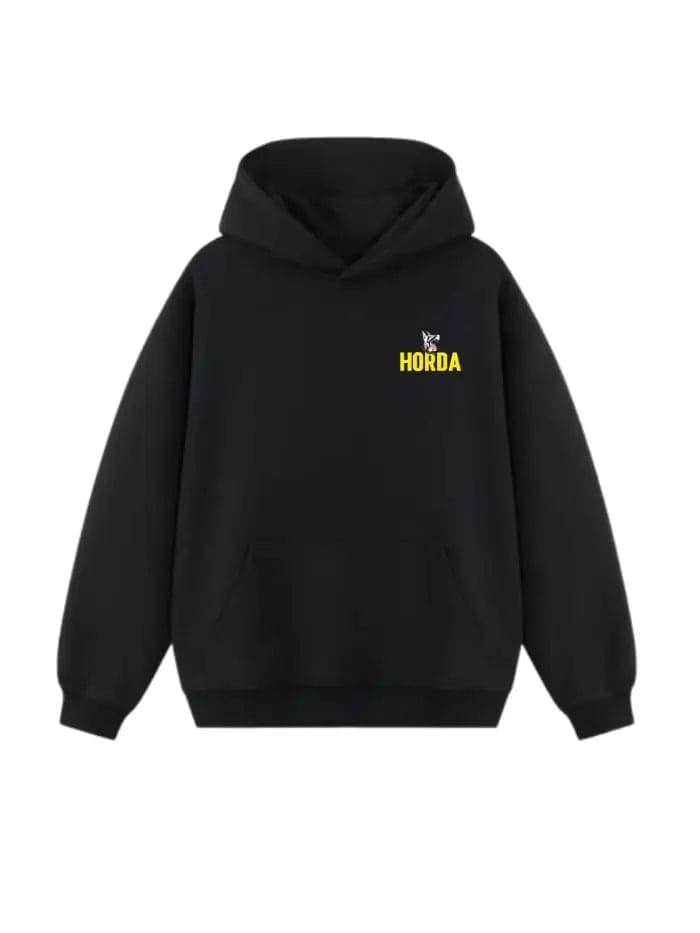 Felpa Boxy Fit con cappuccio 100% Cotone Dobermann Yellow Boxy Fit - 2