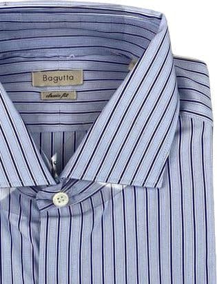 Camicia uomo Bagutta - Righe - Colore celeste/bianco/blu - 3