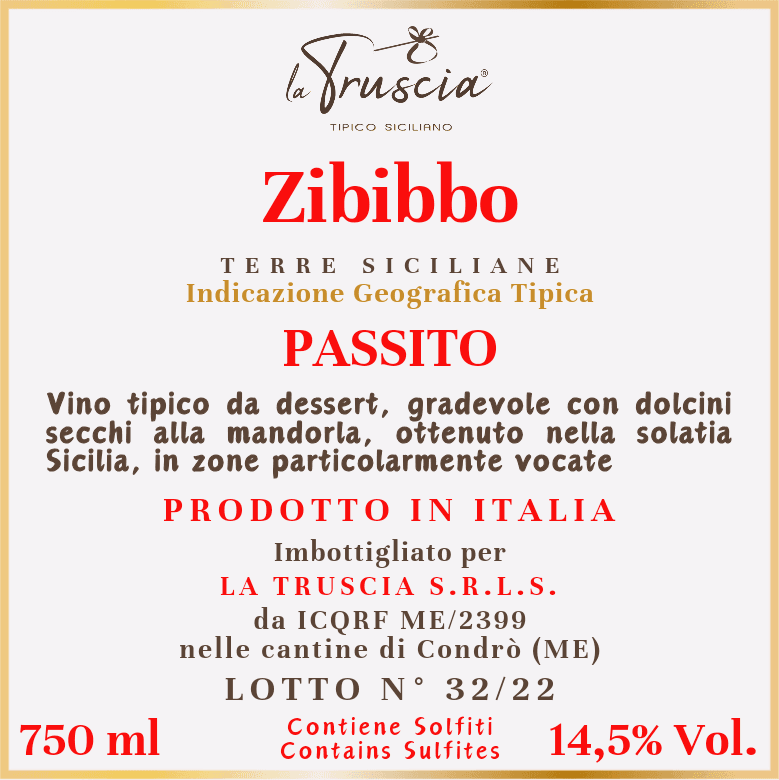 Vino Zibibbo - Vino Liquoroso Terre Siciliane IGP - 2