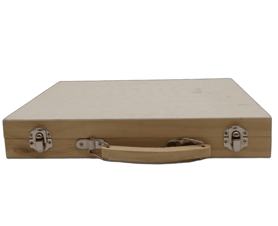Valigetta in Legno Set Artistico 67 Pezzi - 3