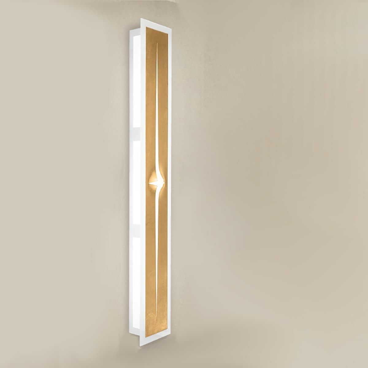 Applique classico LAM 4525 A63 G5 NEON metallo vetro lampada parete - 11