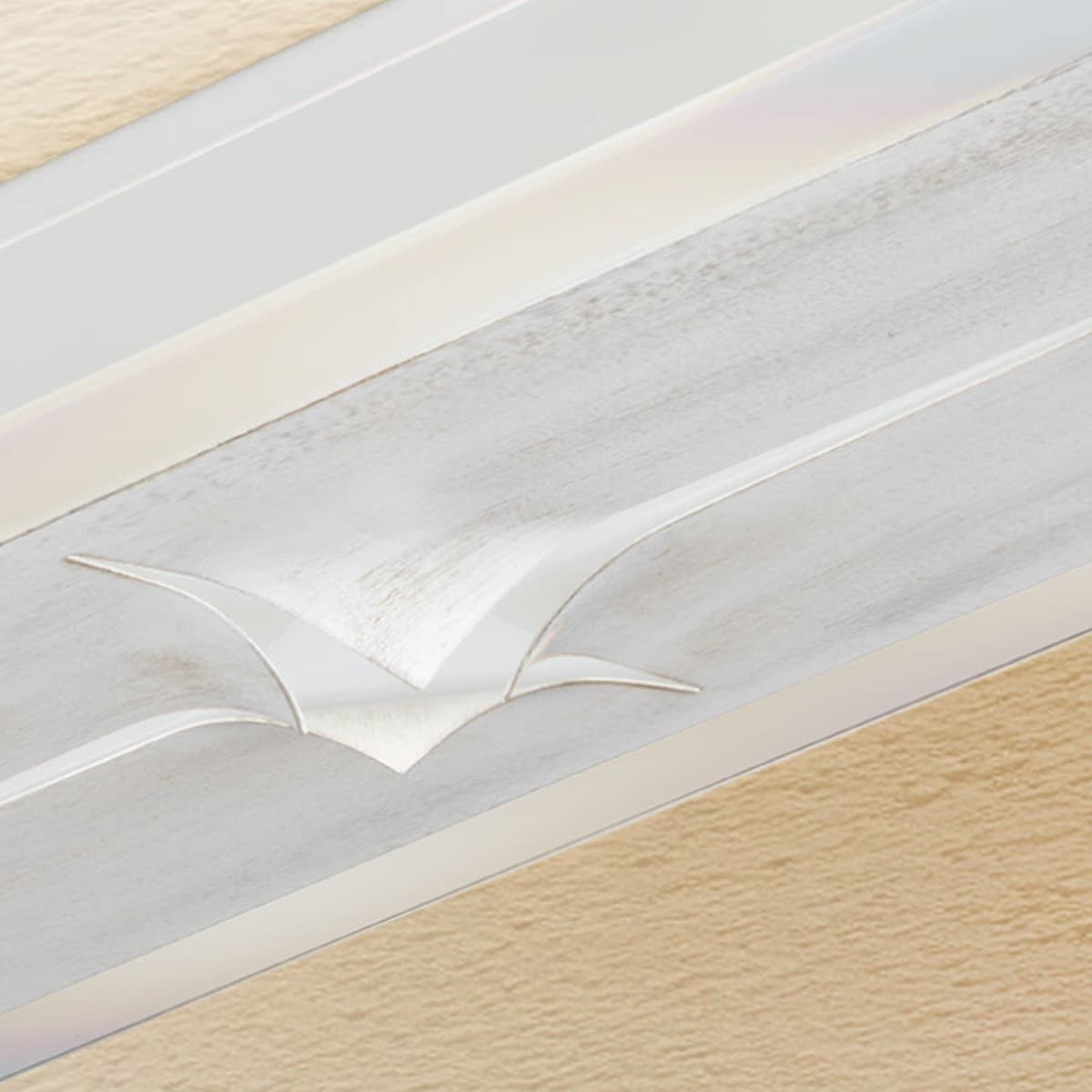 Applique classico LAM 4525 A63 G5 NEON metallo vetro lampada parete - 2