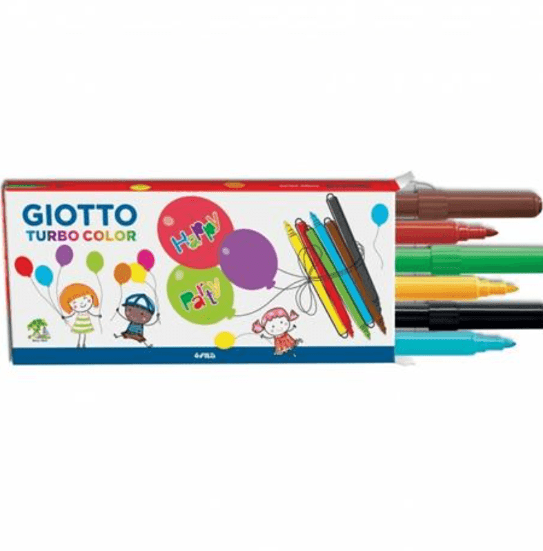 Giotto - Pennarelli Punta Fine Turbo Color Party Set 12 astucci con 6 pennarelli (F314000) - 3