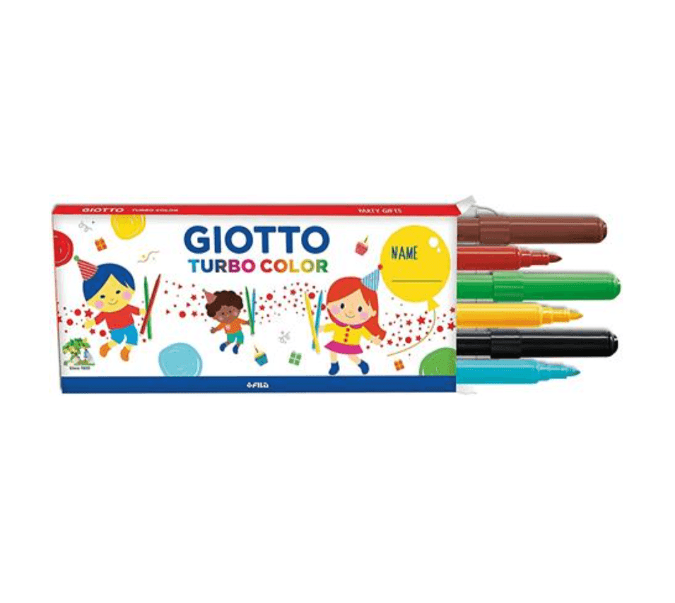 Giotto - Pennarelli Punta Fine Turbo Color Party Set 12 astucci con 6 pennarelli (F314000) - 4