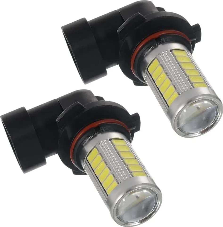 COPPIA HB3 LUCI LED + RESISTENZE FENDINEBBIA IDONEO SU BMW TOURING SERIE 3 E46 CANBUS 3000LM 60W - 3