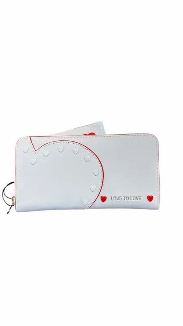 LO-145  Portafoglio Love To Love Bianco 0000000425