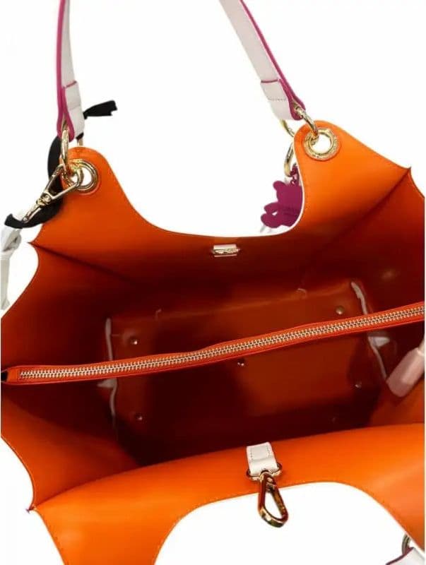 17437-ILL-S5B BORSA A SPALLA Pash Bag Bianco/Cuoio 0000000442 - 4