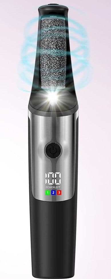 BACCHETTA 3IN1 RIMUOVI CALLI ELETTRICO LIMA RICARICABILE STRUMENTI PER PEDICURE MANICURE - 8