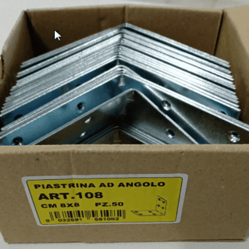 Piastrina ad angolo cm 8 x 8 - 3