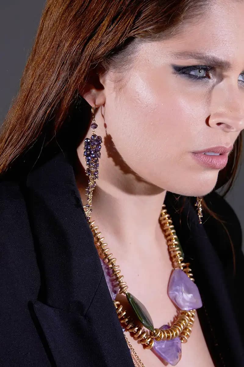 MYA ACCESSORIES | Orecchini pendenti a grappolo - 4