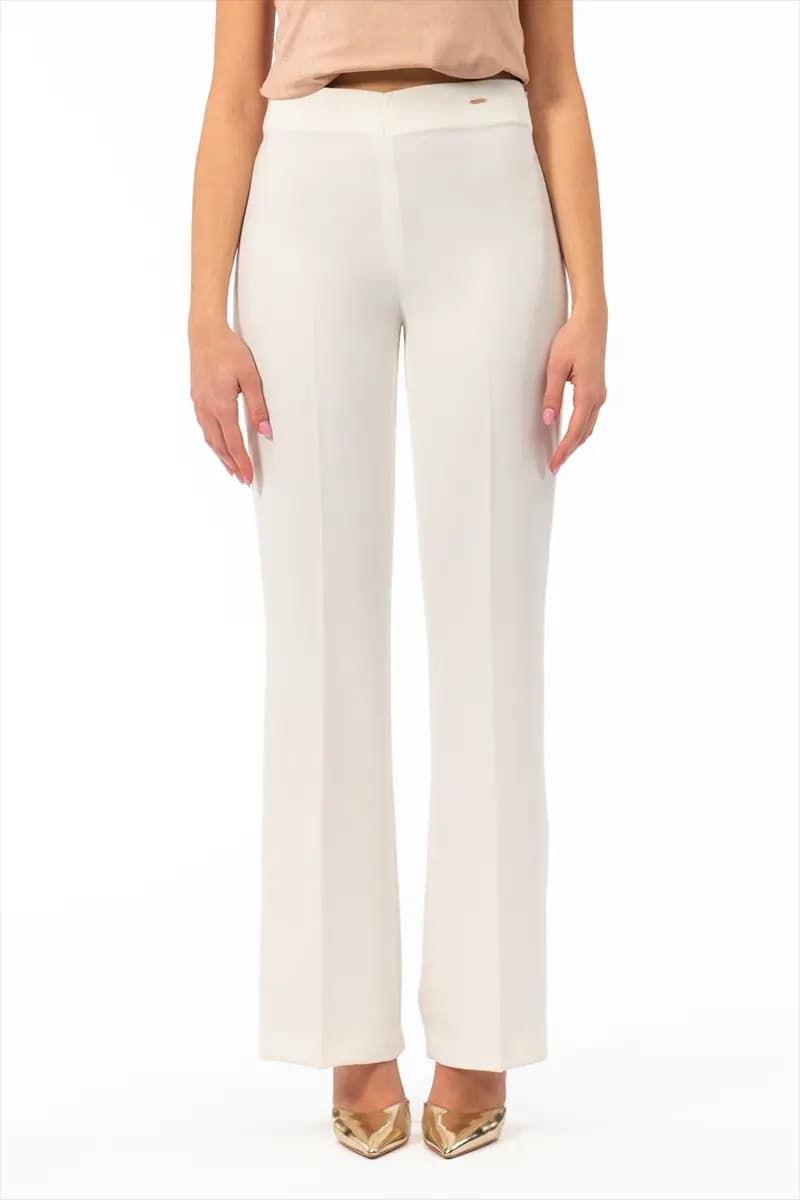 NUALY | Pantalone a zampa - 1