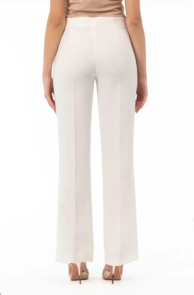 NUALY | Pantalone a zampa - 2