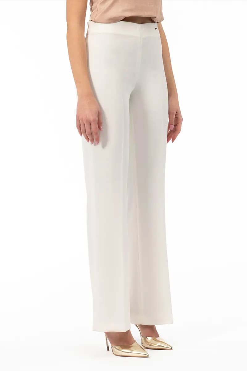 NUALY | Pantalone a zampa - 3