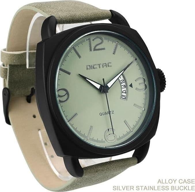 Dictac - Orologio da Polso Analogico per Uomo Movimento al Quarzo Cinturino - 5
