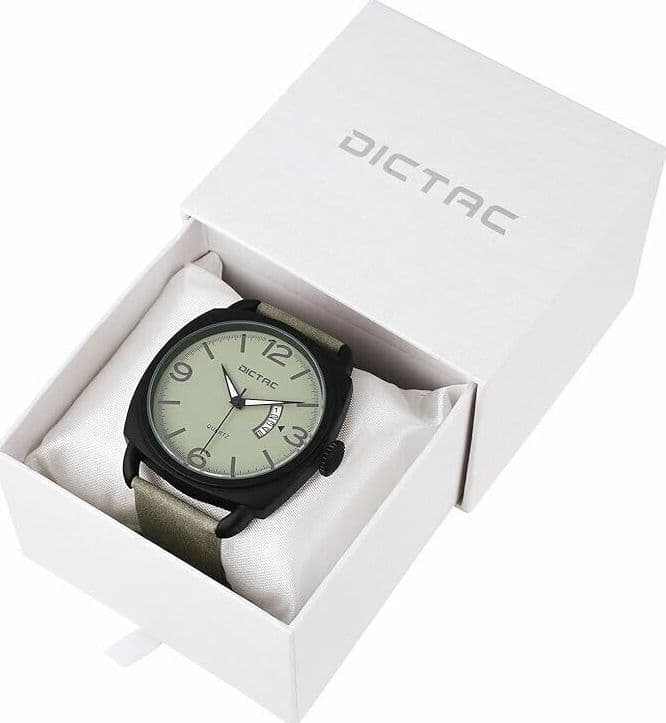 Dictac - Orologio da Polso Analogico per Uomo Movimento al Quarzo Cinturino - 7