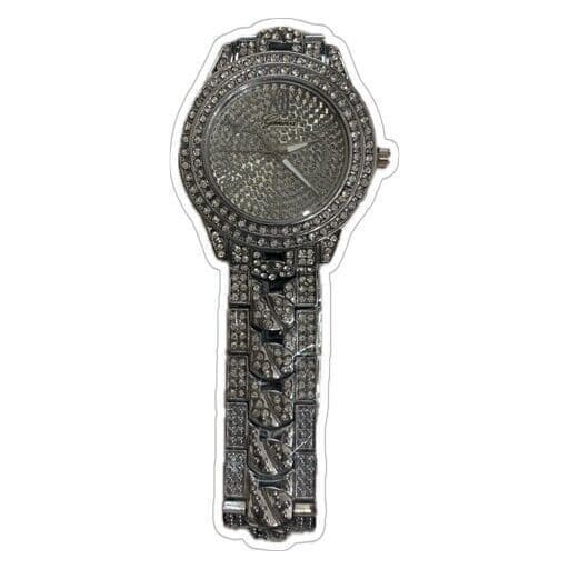 Orologio da Polso Unisex, Orologio al Lavoro con Zircone Lucido 2 orologi - 7