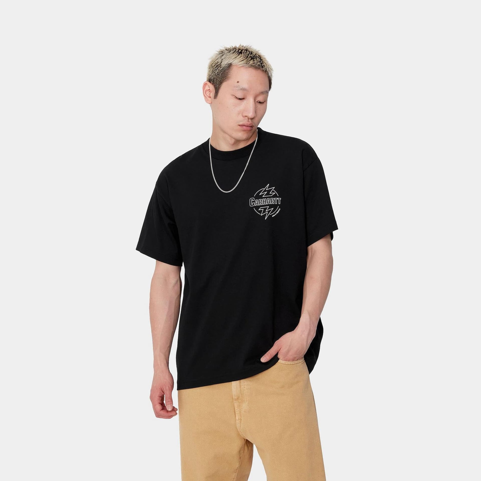T-shirt Carhartt Ablaze black wax - 4