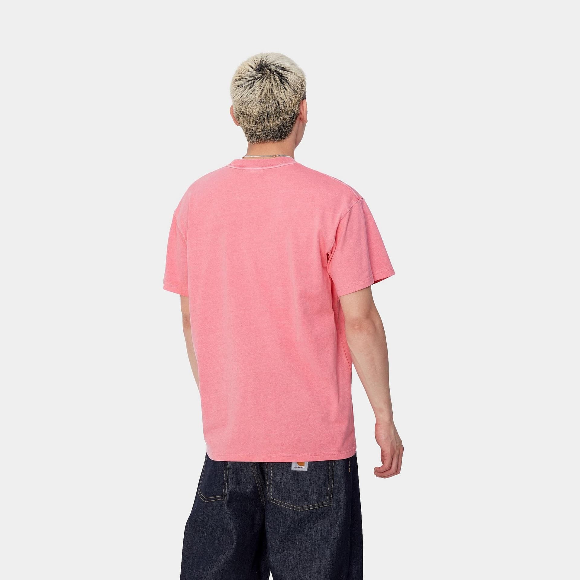 T-shirt Carhartt Duster Script charm pink dyed - 4