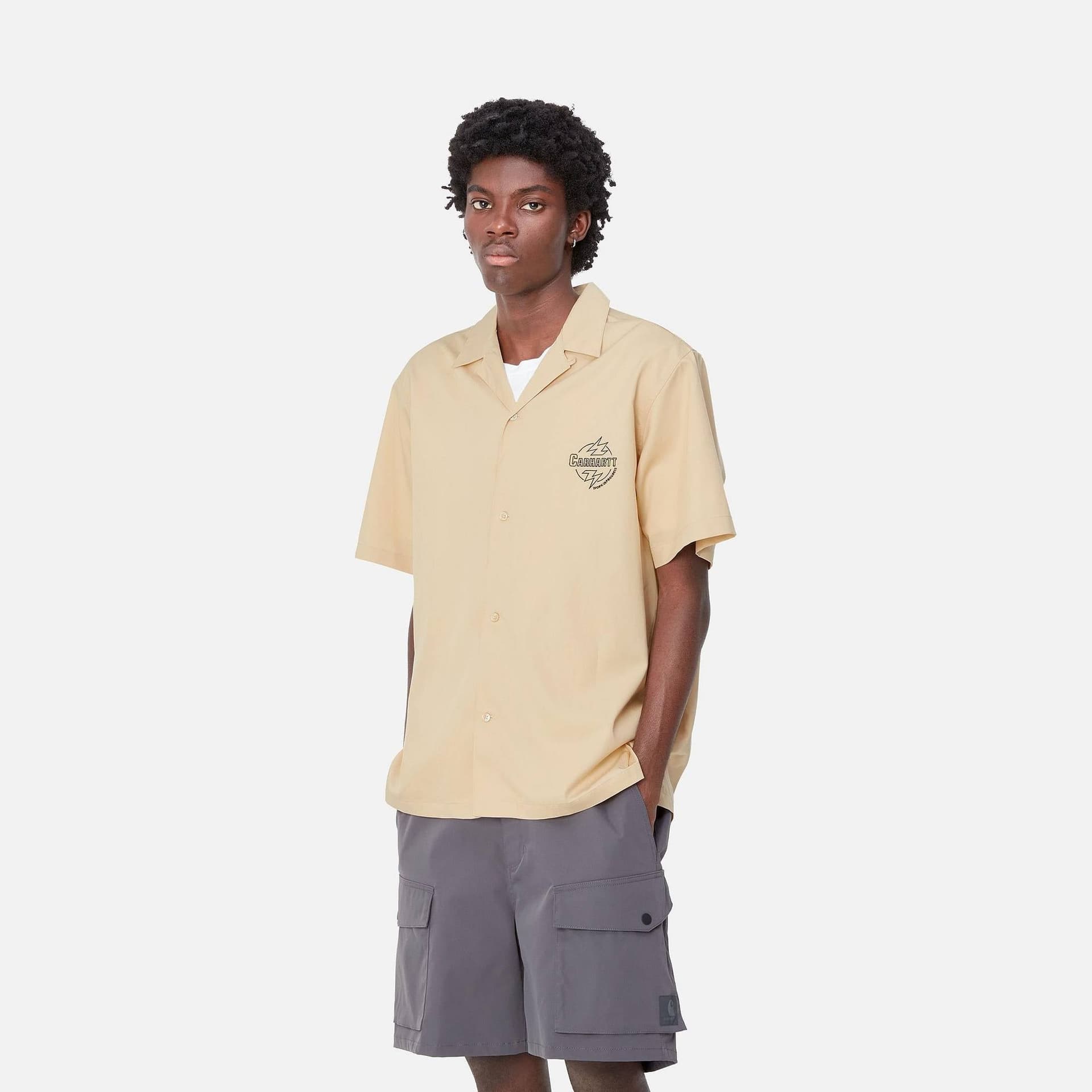 Camicia Carhartt Ablaze cornsilk black - 4