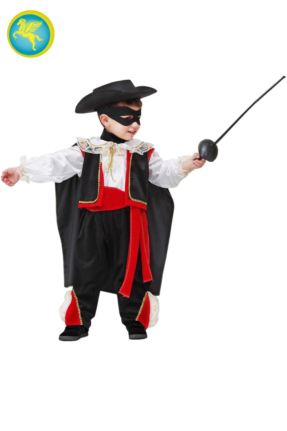 COSTUME CARNEVALE PICCOLO VENDICATORE BAMBINO DA 3 A 6 ANNI - PEGASUS COD. 0094 - 3