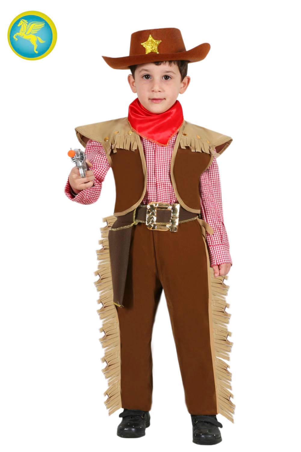 COSTUME CARNEVALE  PICCOLO SCERIFFO BAMBINO DA 3 A 6 ANNI COD. 0626 - 3