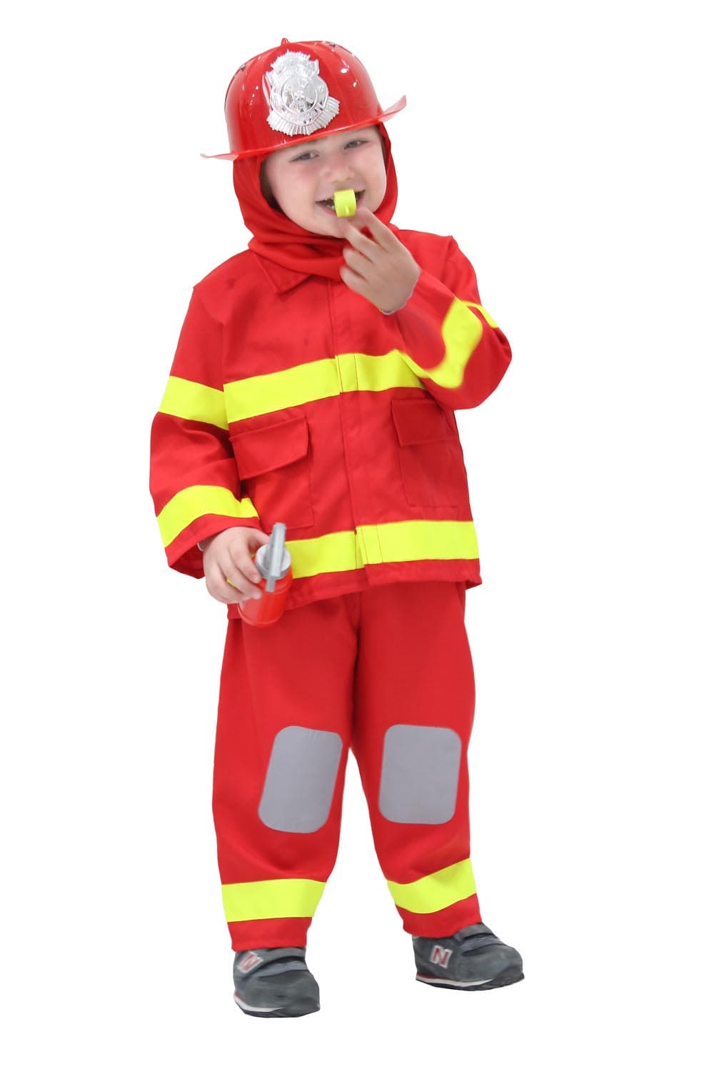 COSTUME CARNEVALE PICCOLO POMPIERE BAMBINO DA 3 A 5 ANNI - PEGASUS COD. 0047 - 2