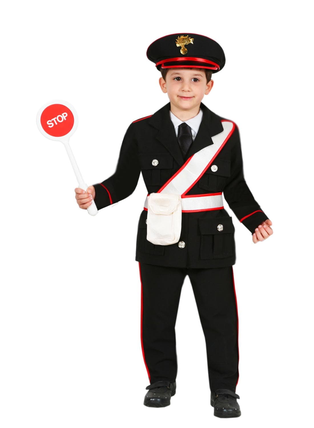 COSTUME CARNEVALE AGENTE BAMBINO DA 3 A 5 ANNI - PEGASUS COD. 0462 - 2