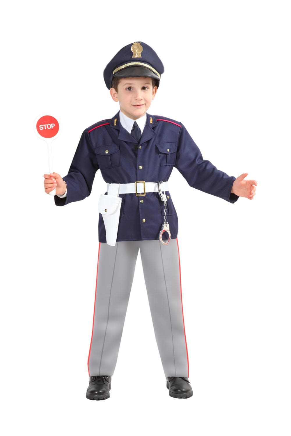 COSTUME CARNEVALE POLICE BAMBINO DA 3 A 5 ANNI - PEGASUS COD. 0044 - 2