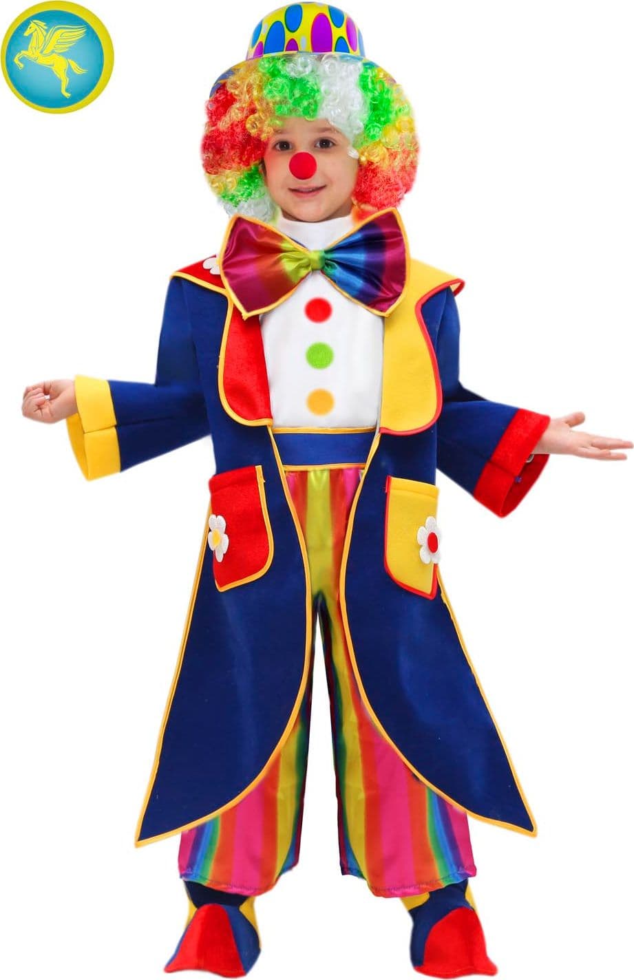 COSTUME CARNEVALE CLOWN BABY DA 3 A 6 ANNI - PEGASUS COD. 0013 - 3