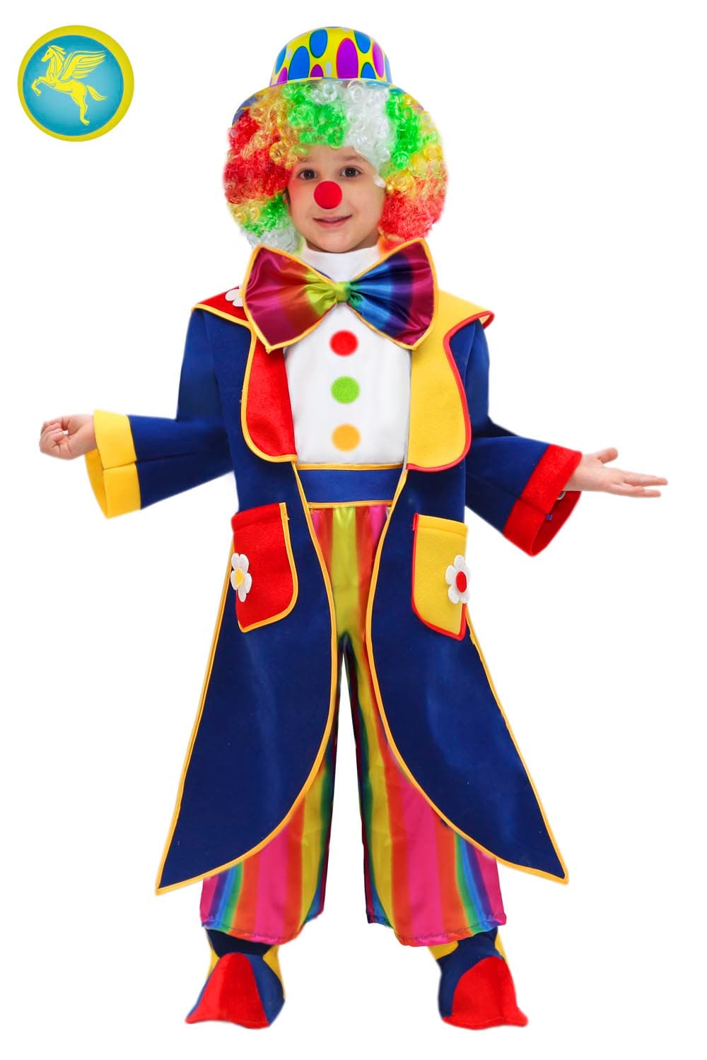 COSTUME CARNEVALE CLOWN BABY DA 3 A 6 ANNI - PEGASUS COD. 0013 - 3