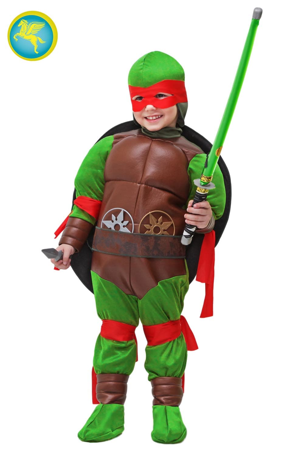 COSTUME CARNEVALE TARTARUGA BABY DA 3 A 5 ANNI - PEGASUS COD. 0311 - 2