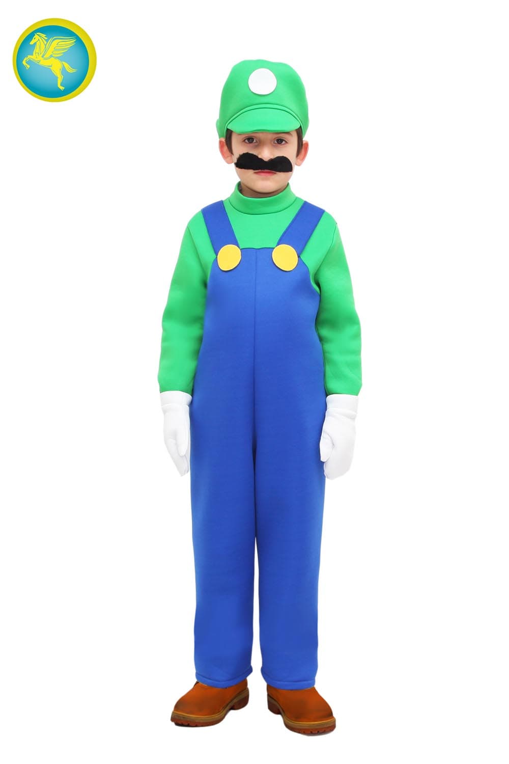 COSTUME CARNEVALE LUIGI BAMBINO DA 3 A 5 ANNI - PEGASUS COD. 0635 - 2