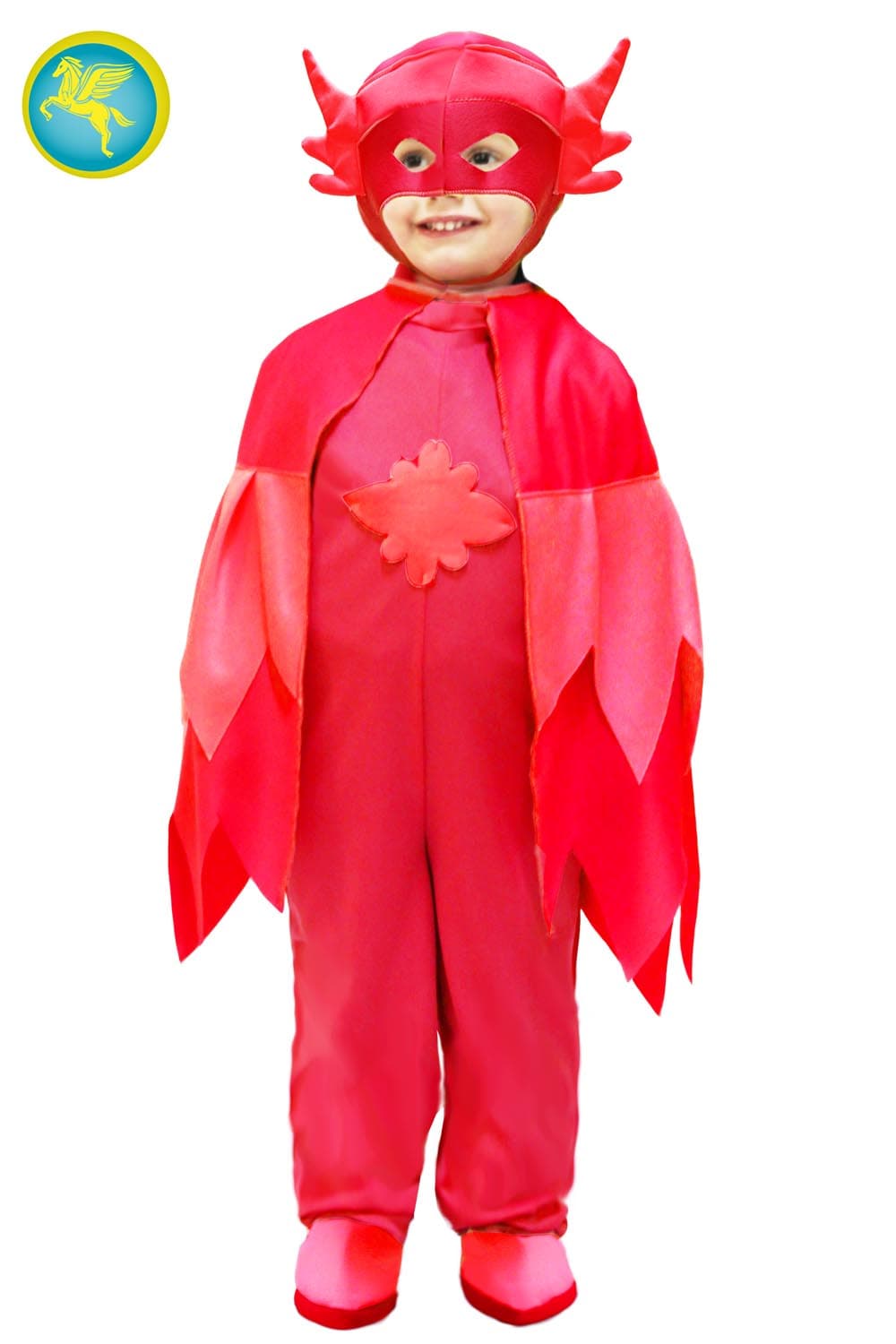 COSTUME CARNEVALE POWER GUFETTA ROSSA BAMBINA DA 3 A 6 ANNI - PEGASUS COD. 0733-B - 2