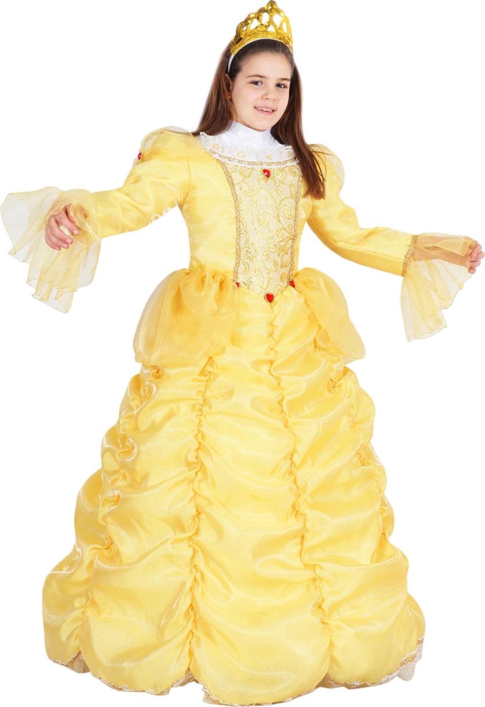COSTUME CARNEVALE PRINCIPESSA BELLE DA 5 A 11 ANNI - PEGASUS COD. 1571