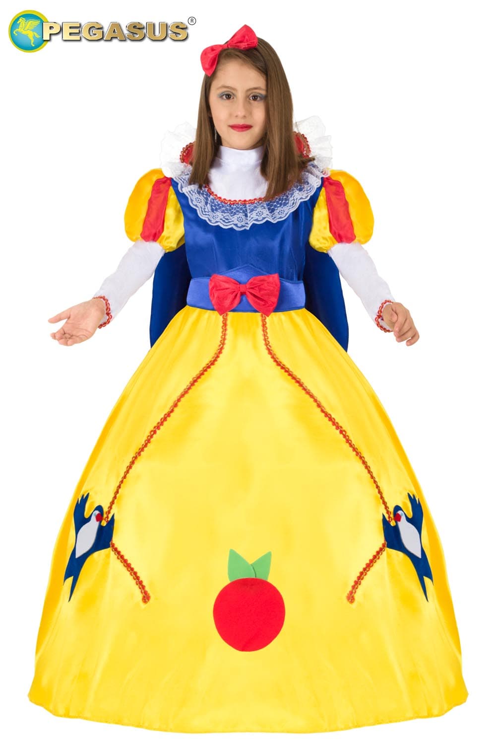 COSTUME CARNEVALE BIANCANEVE BAMBINA DA 5 A 11 ANNI - PEGASUS COD. 1136 - 5
