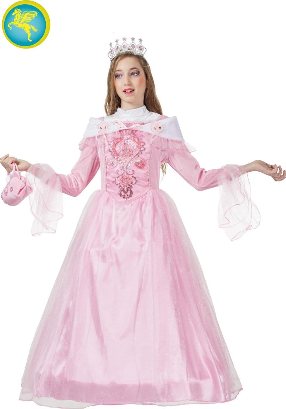 COSTUME CARNEVALE LA PRINCIPESSA BAMBINA DA 5 A 11 ANNI - PEGASUS COD. 1813 - 3
