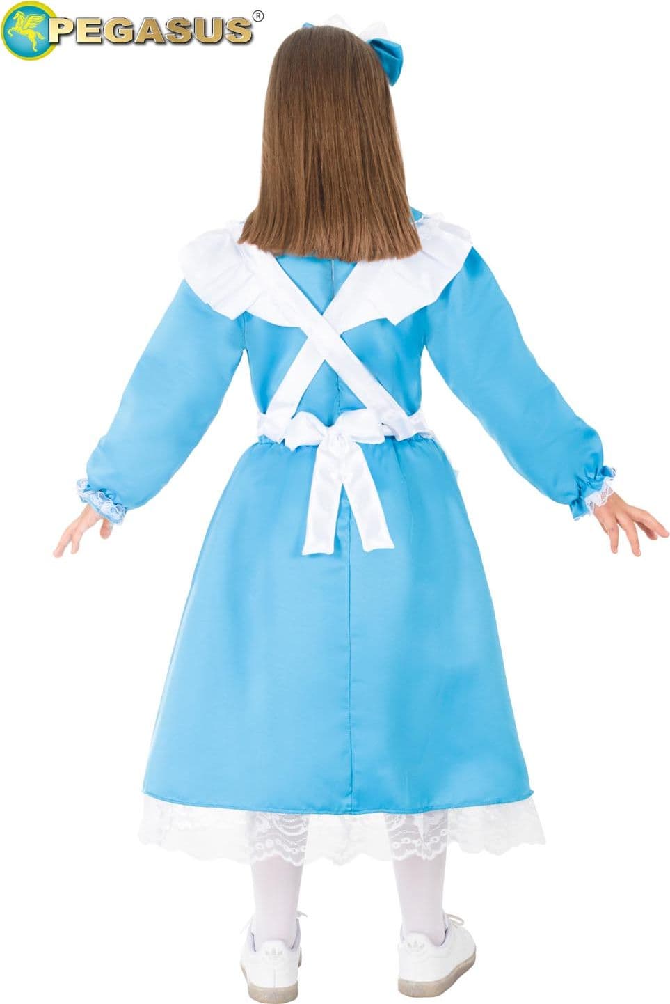 COSTUME CARNEVALE ALICE BAMBINA DA 5 A 11 ANNI- PEGASUS COD. 1867 - 3