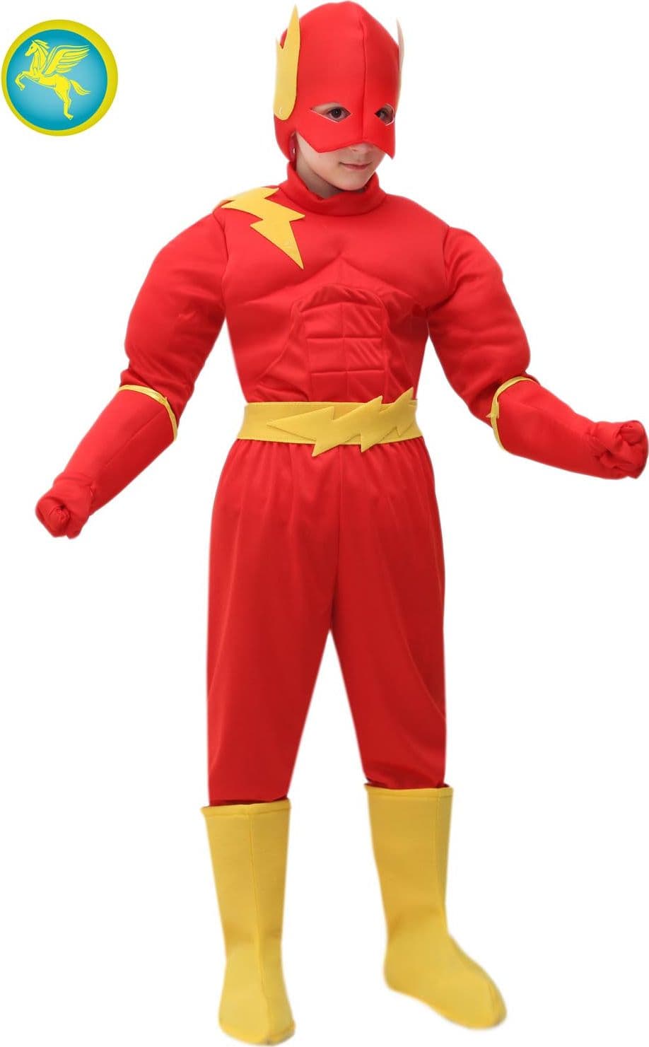 COSTUME CARNEVALE FULMINE BAMBINO DA 5 A 11 ANNI - PEGASUS COD. 1707 - 3