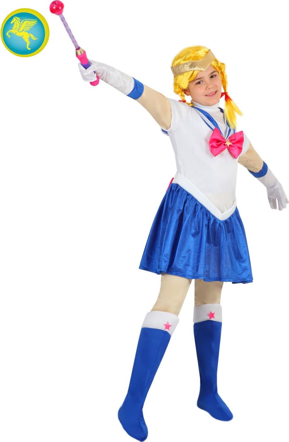 COSTUME CARNEVALE MARINARETTA BAMBINA DA 5 A 11 ANNI -PEGASUS COD.1058 - 3