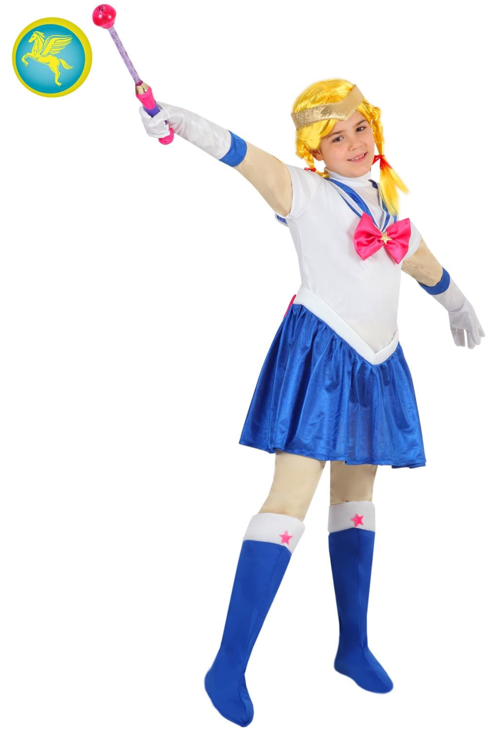 COSTUME CARNEVALE MARINARETTA BAMBINA DA 5 A 11 ANNI -PEGASUS COD.1058 - 3