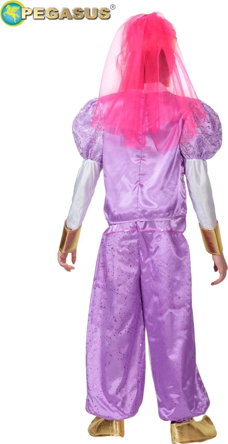 COSTUME CARNEVALE GENIETTA VIOLA BAMBINA DA 4 A 11 ANNI COD. 1882 - 3
