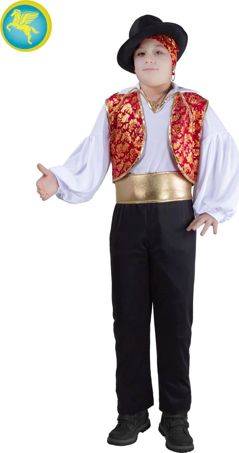 COSTUME CARNEVALE GYPSY BAMBINO DA 4 A 13 ANNI COD. 1924 - 2