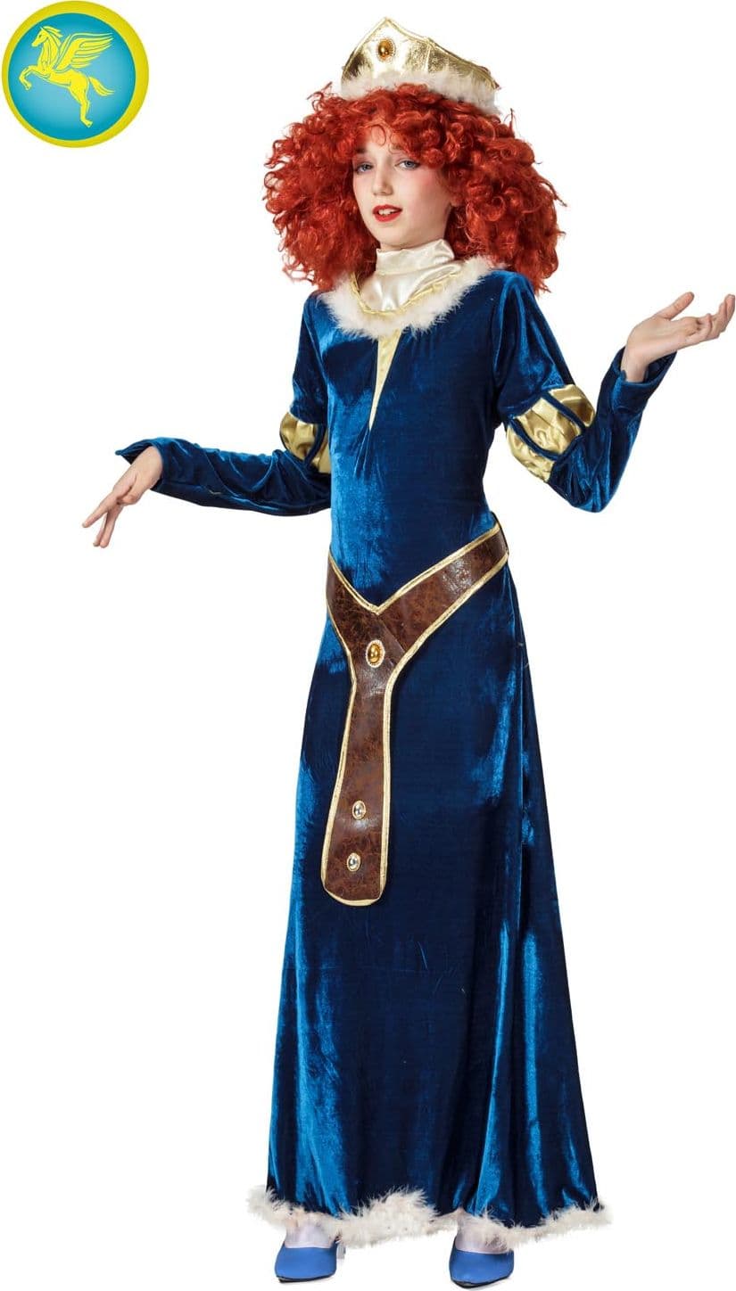 COSTUME CARNEVALE  LADY LUSSO BAMBINA DA 5 A 11 ANNI COD. 1891 - 4
