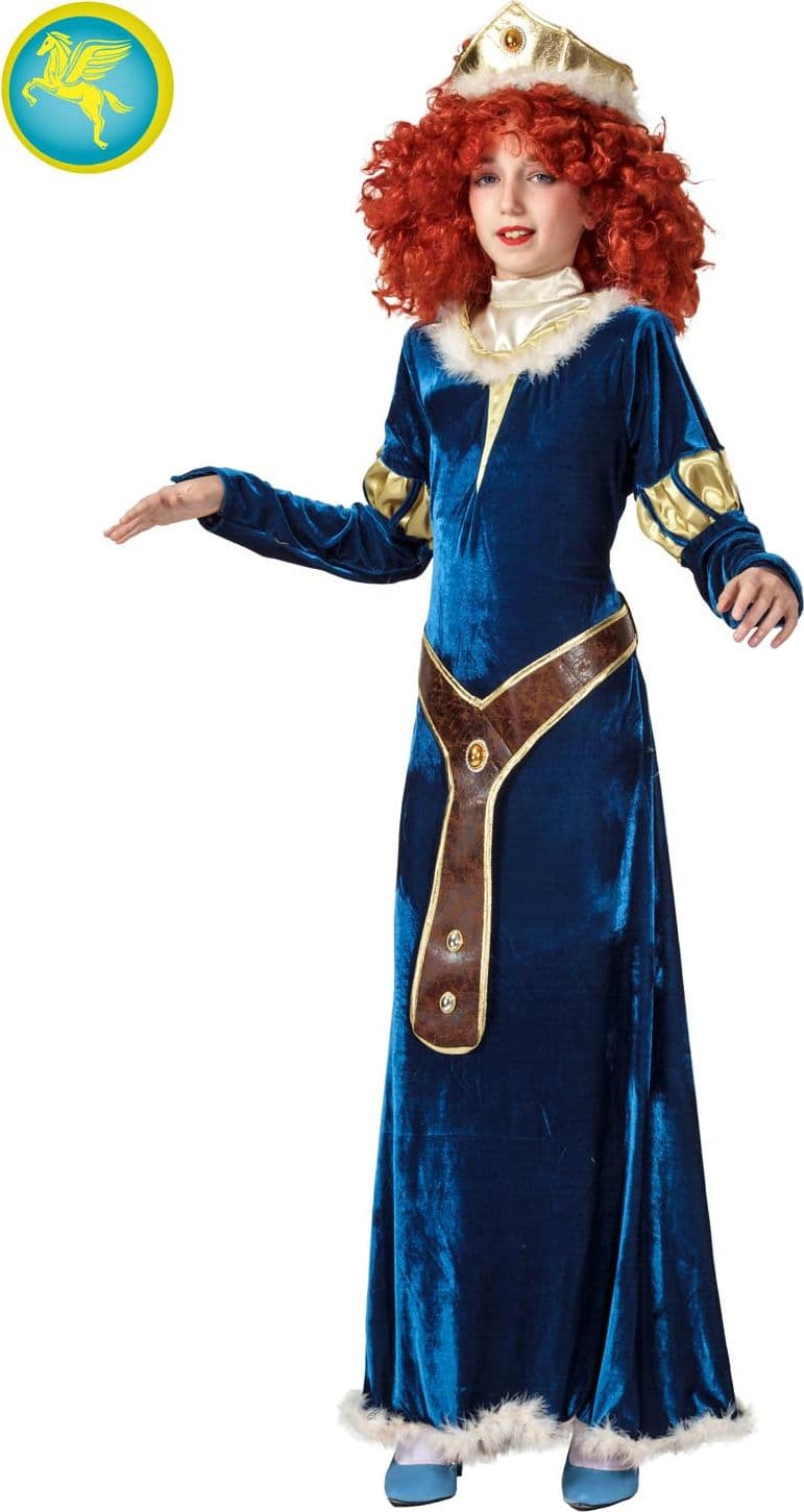 COSTUME CARNEVALE  LADY LUSSO BAMBINA DA 5 A 11 ANNI COD. 1891 - 2