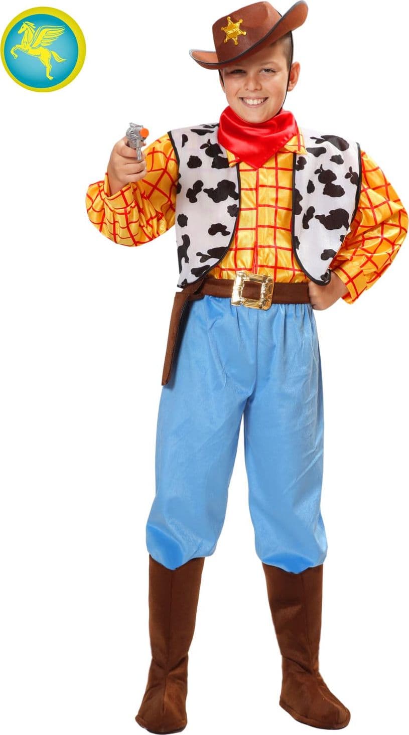 COSTUME CARNEVALE COW BOY BAMBINO DA 5 A 13 ANNI - PEGASUS  COD. 1560 - 3