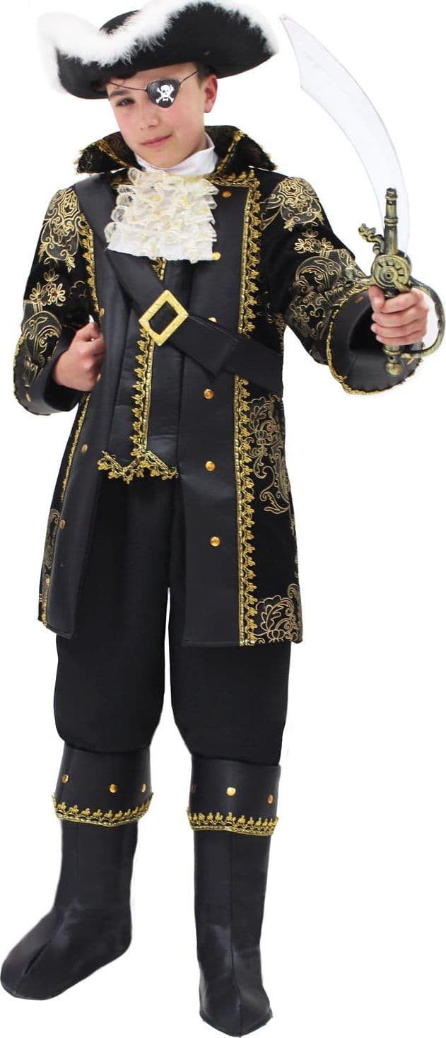 COSTUME CARNEVALE IL CORSARO BAMBINO DA 5 A 13 ANNI - PEGASUS COD. 1708 - 3